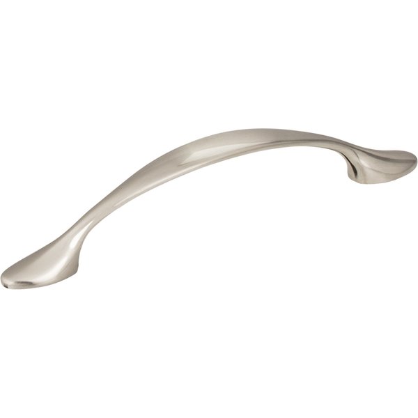 Elements By Hardware Resources 96 mm Center-to-Center Satin Nickel Arched Somerset Cabinet Pull 80814-SN